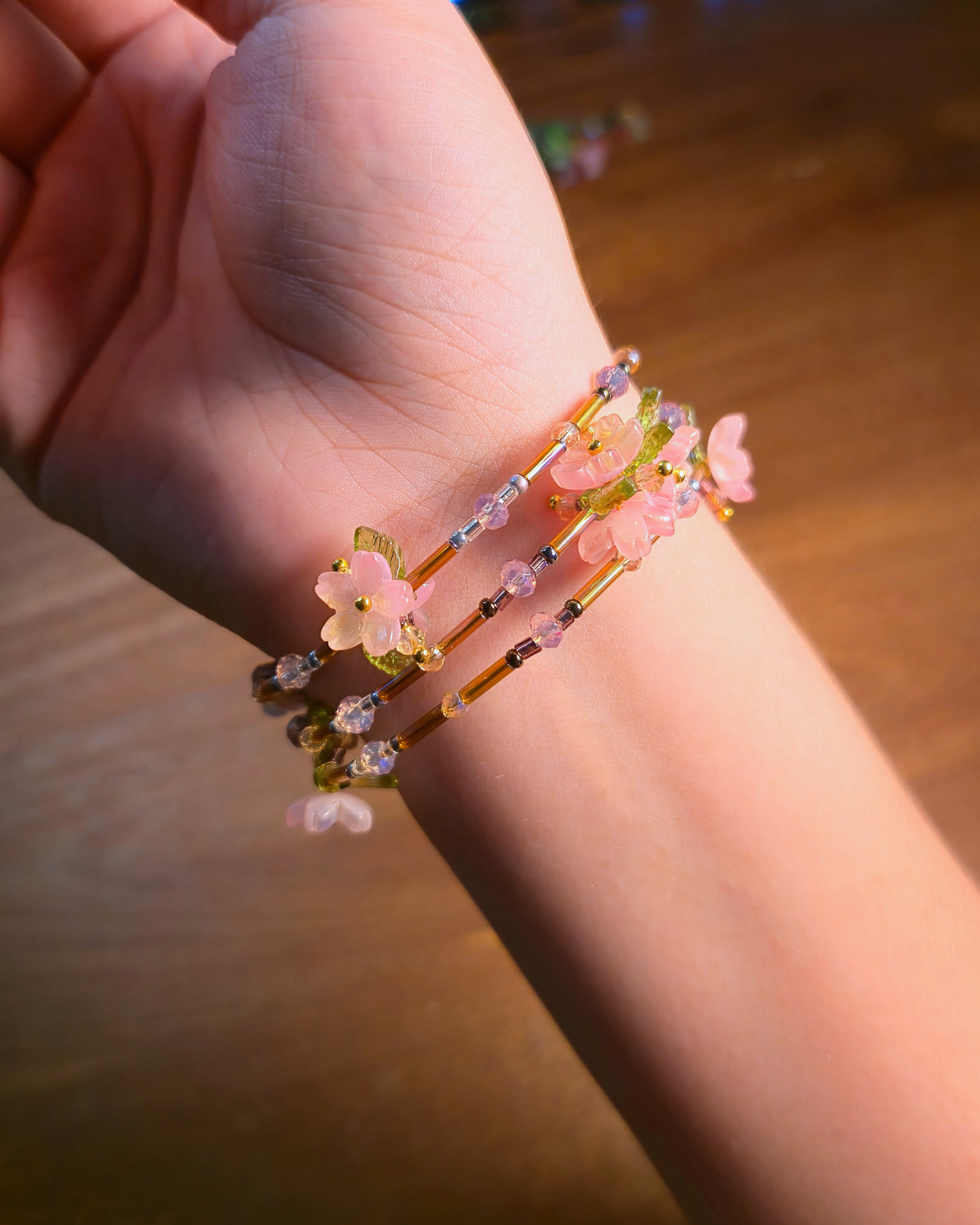 Blossom Bangles // Peach Blossom