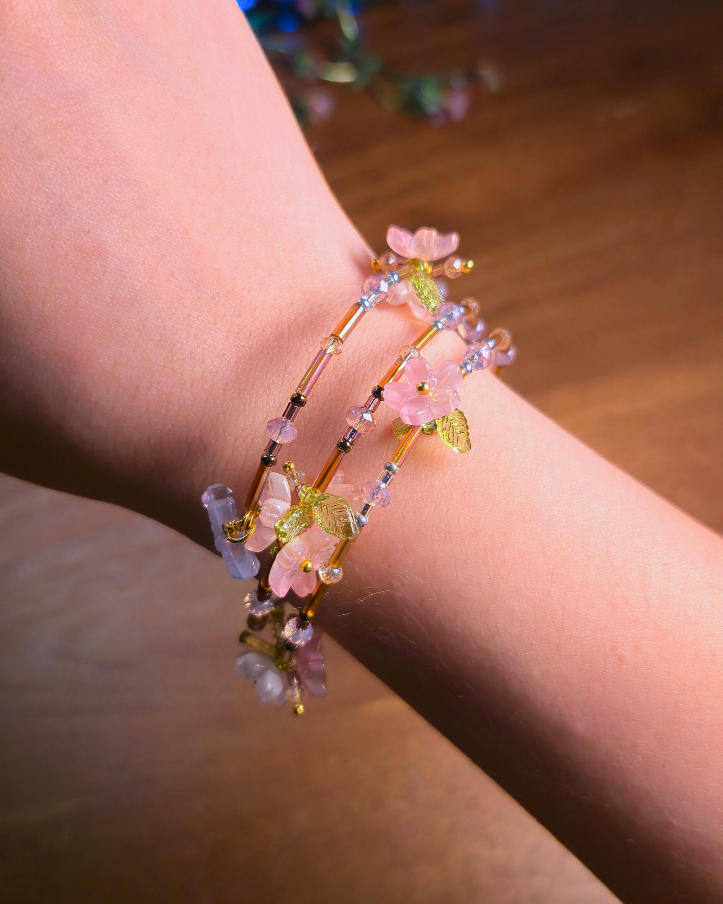 Blossom Bangles // Peach Blossom