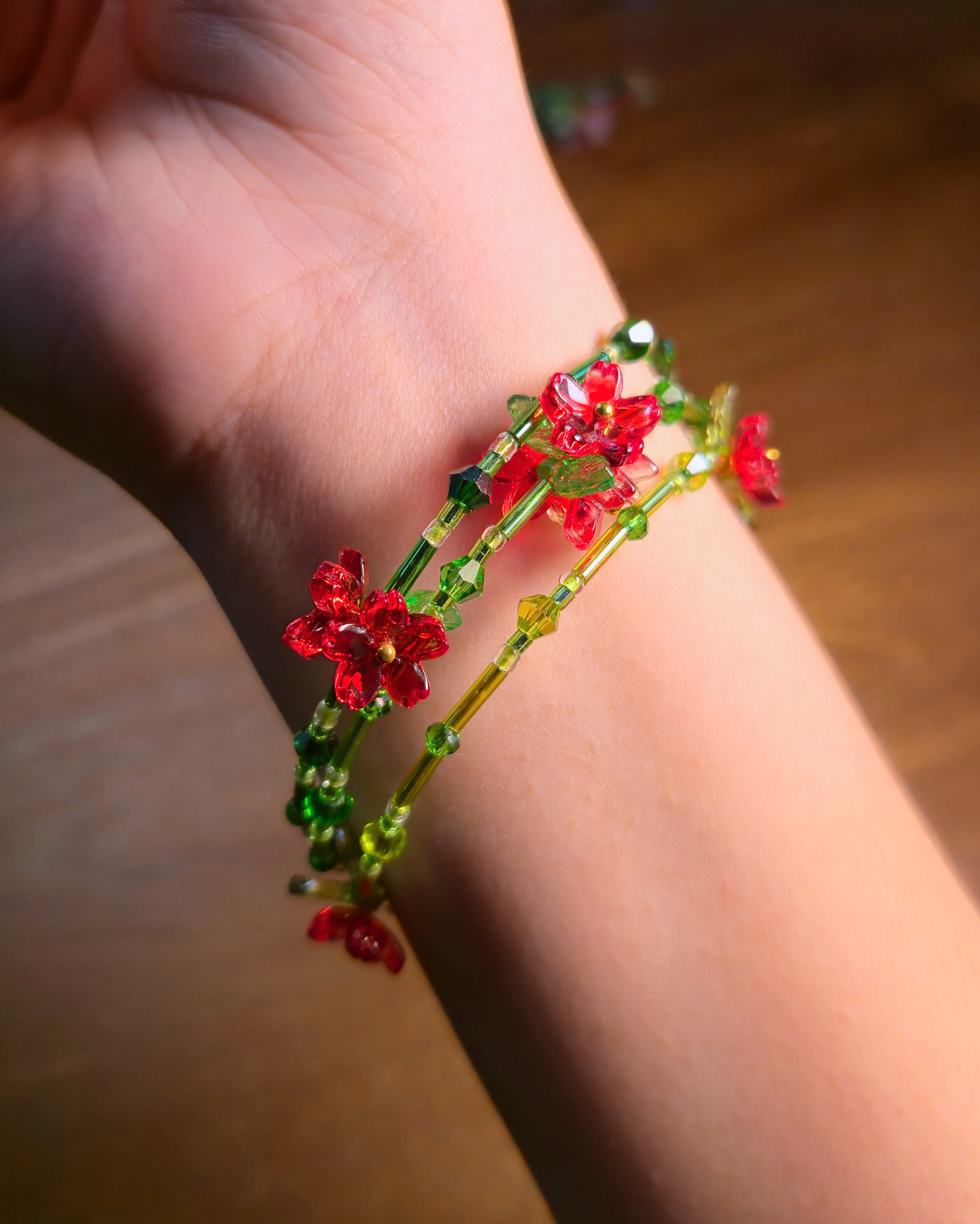 Blossom Bangles // Scarlet