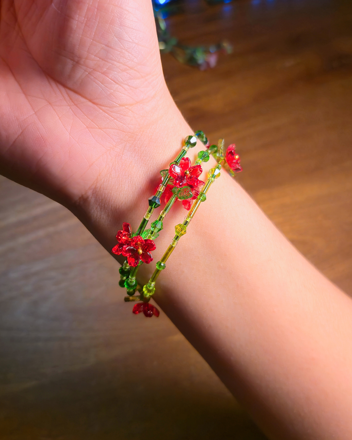 Blossom Bangles // Scarlet
