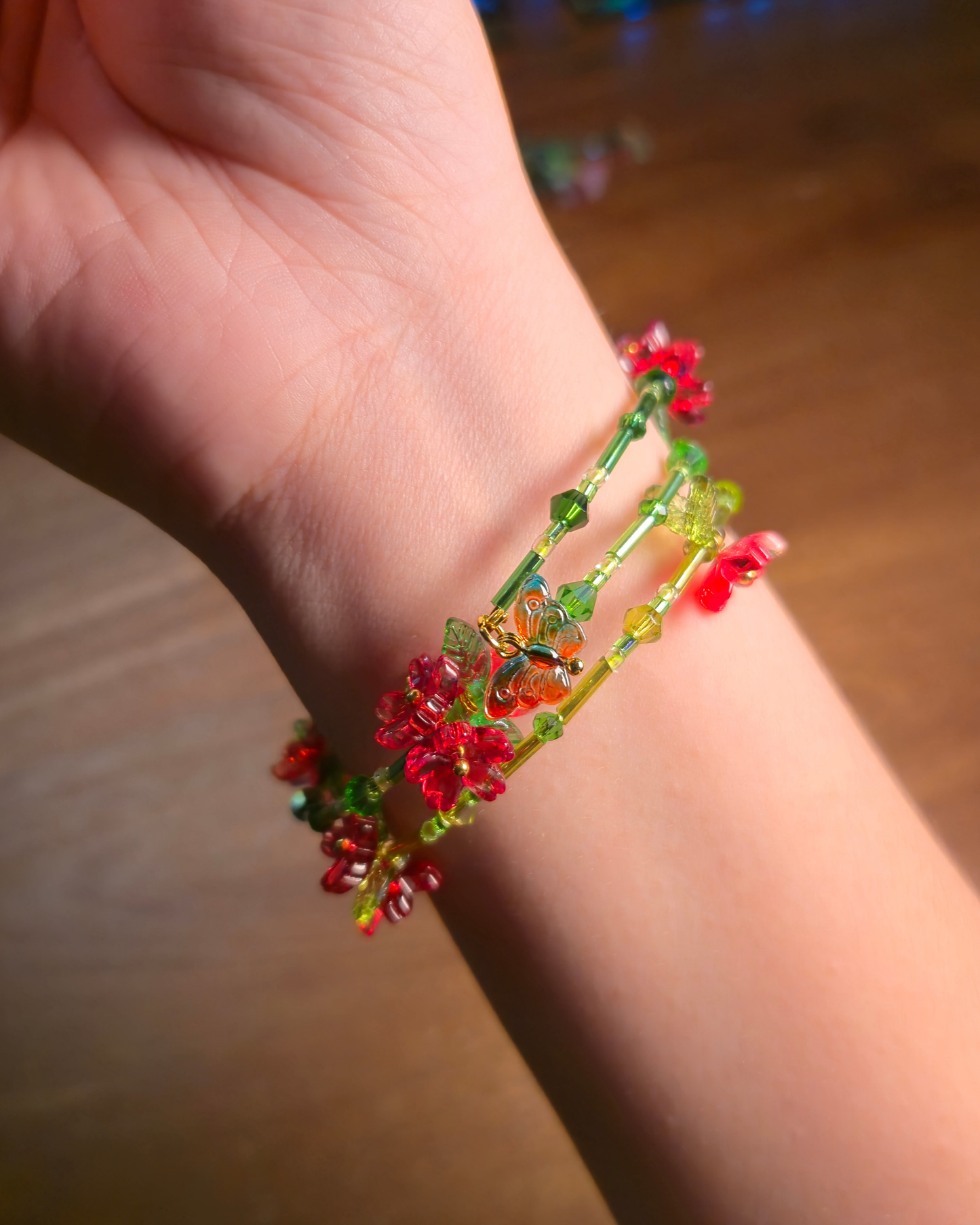 Blossom Bangles // Scarlet