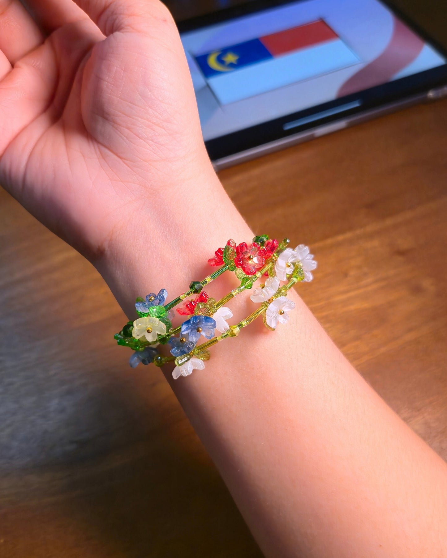 MALAYSIA KITA // Melaka Blossom Bangle
