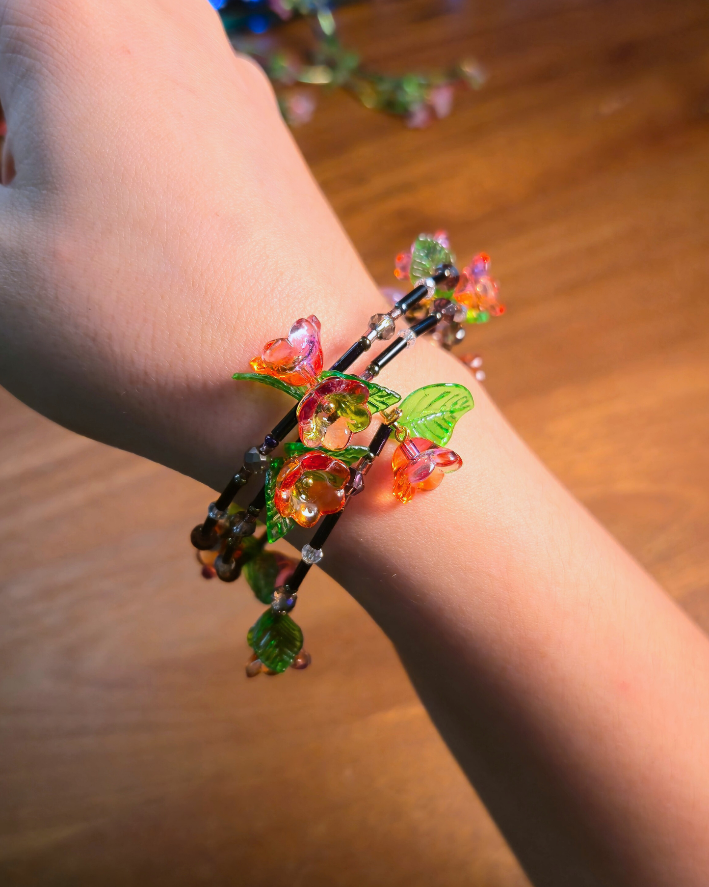 Midnight Bloom Bangles // Sunkissed