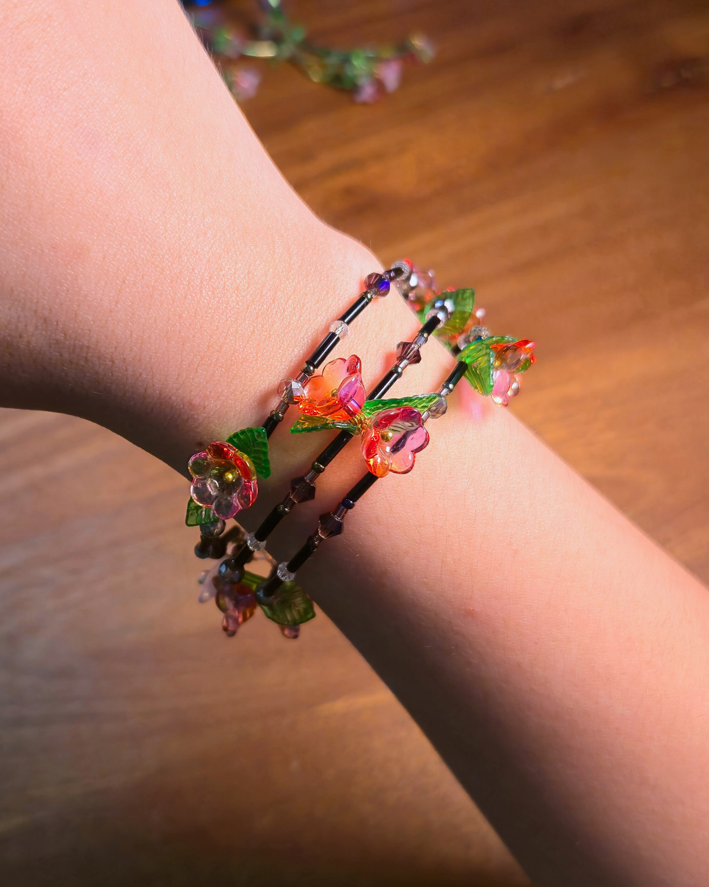 Midnight Bloom Bangles // Sunkissed