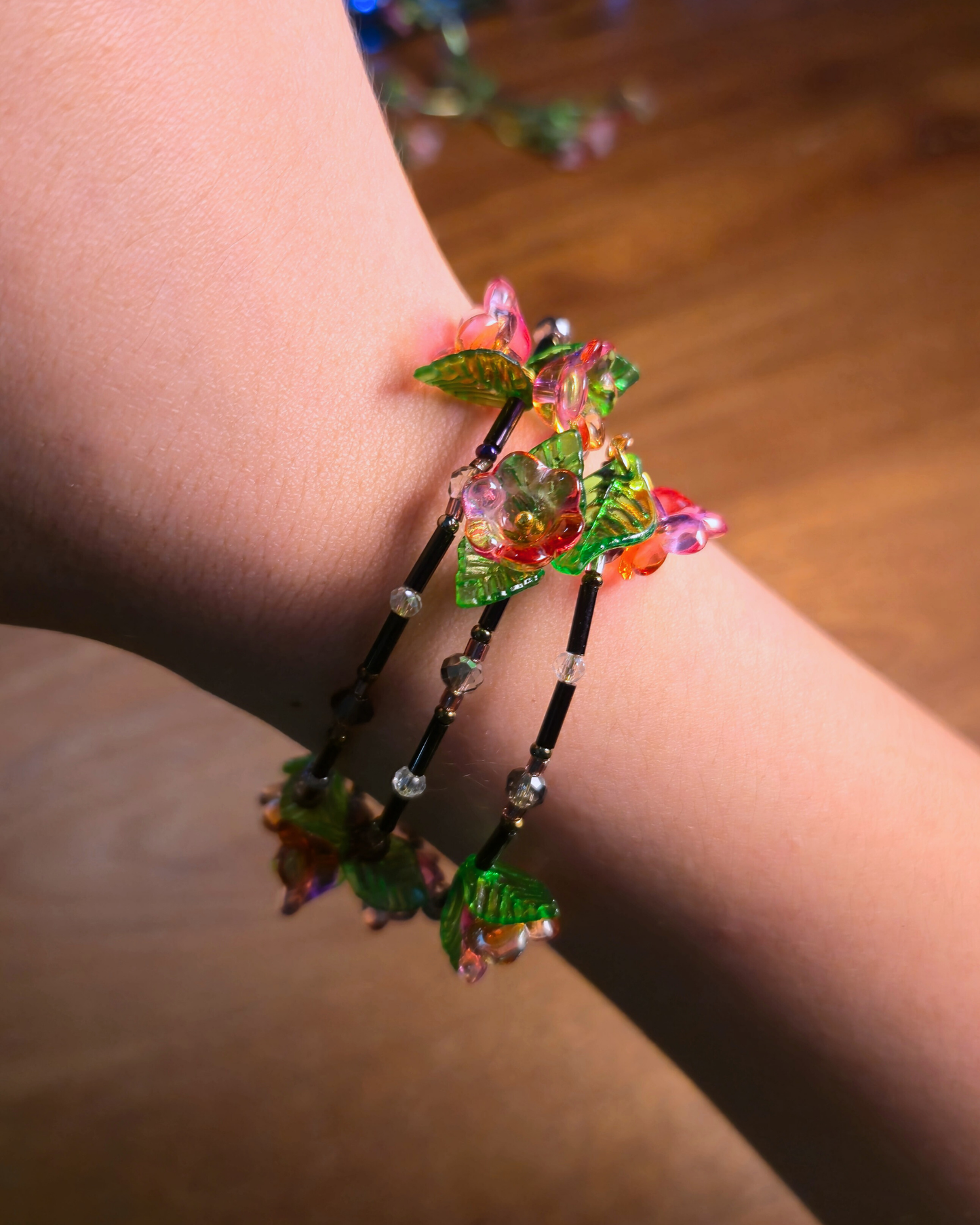 Midnight Bloom Bangles // Sunkissed