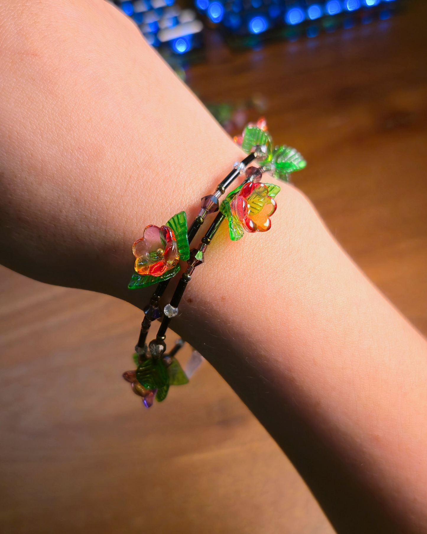 Midnight Bloom Bangles // Sunkissed
