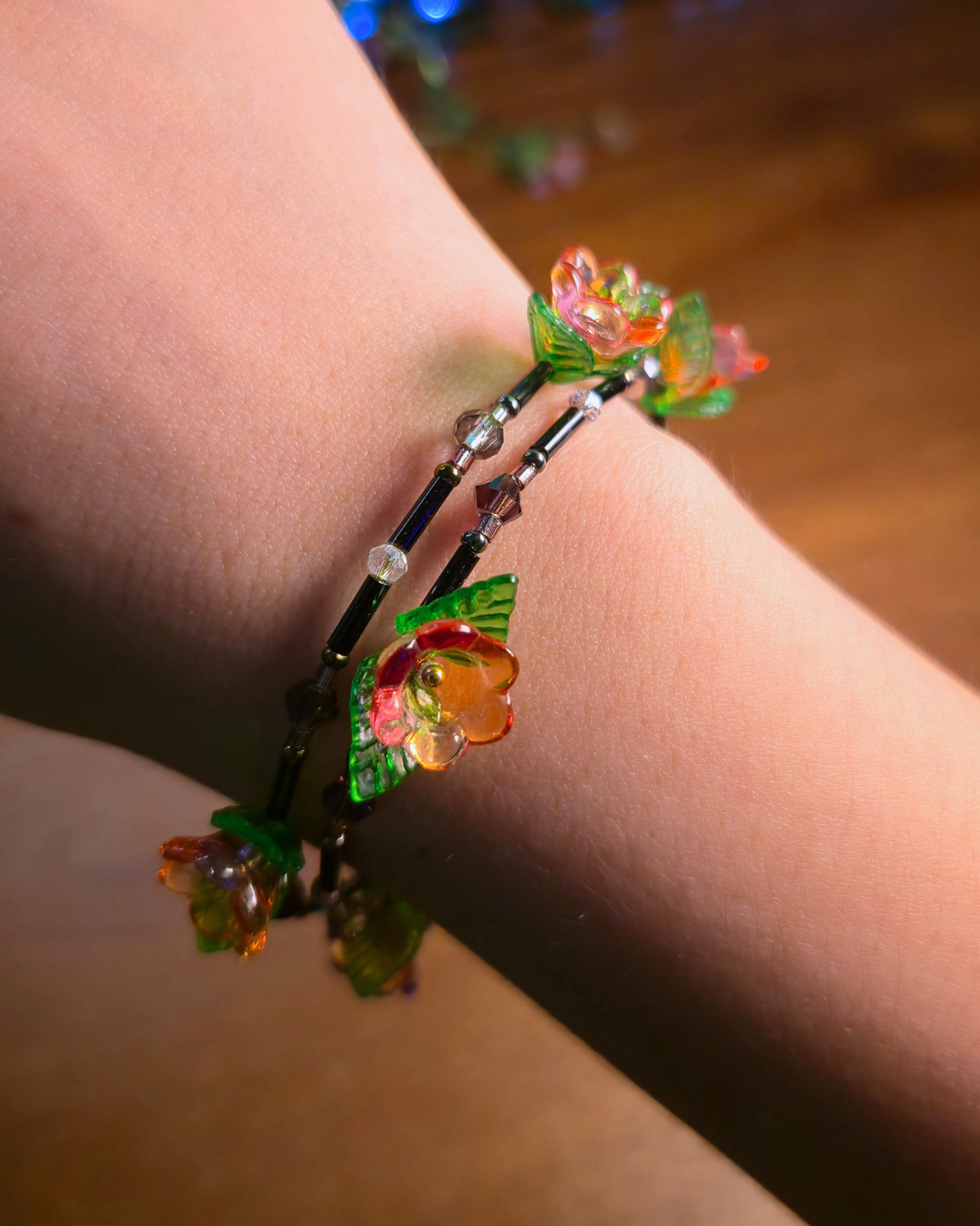 Midnight Bloom Bangles // Sunkissed