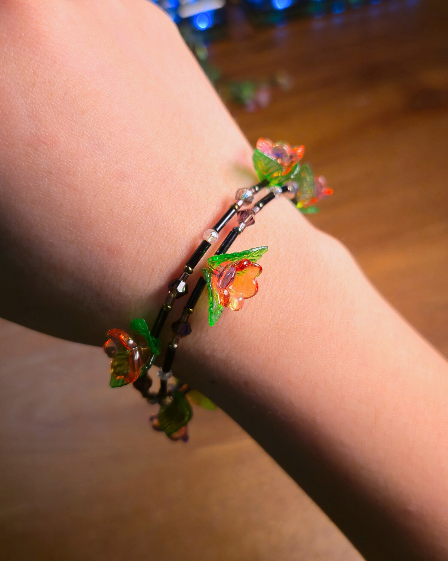Midnight Bloom Bangles // Sunkissed