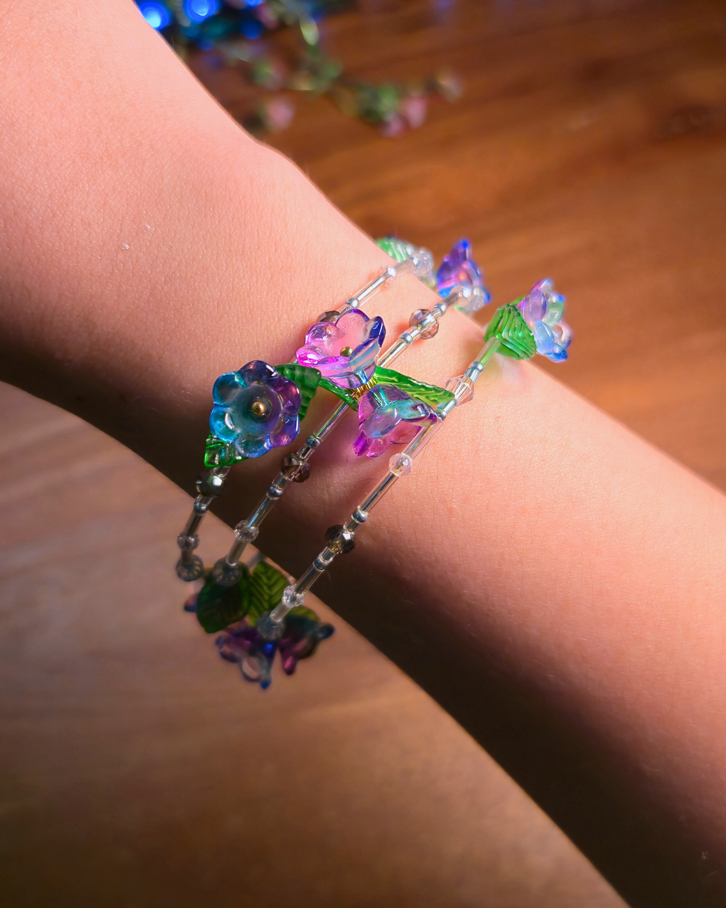 Winter Bloom Bangles // Twilight
