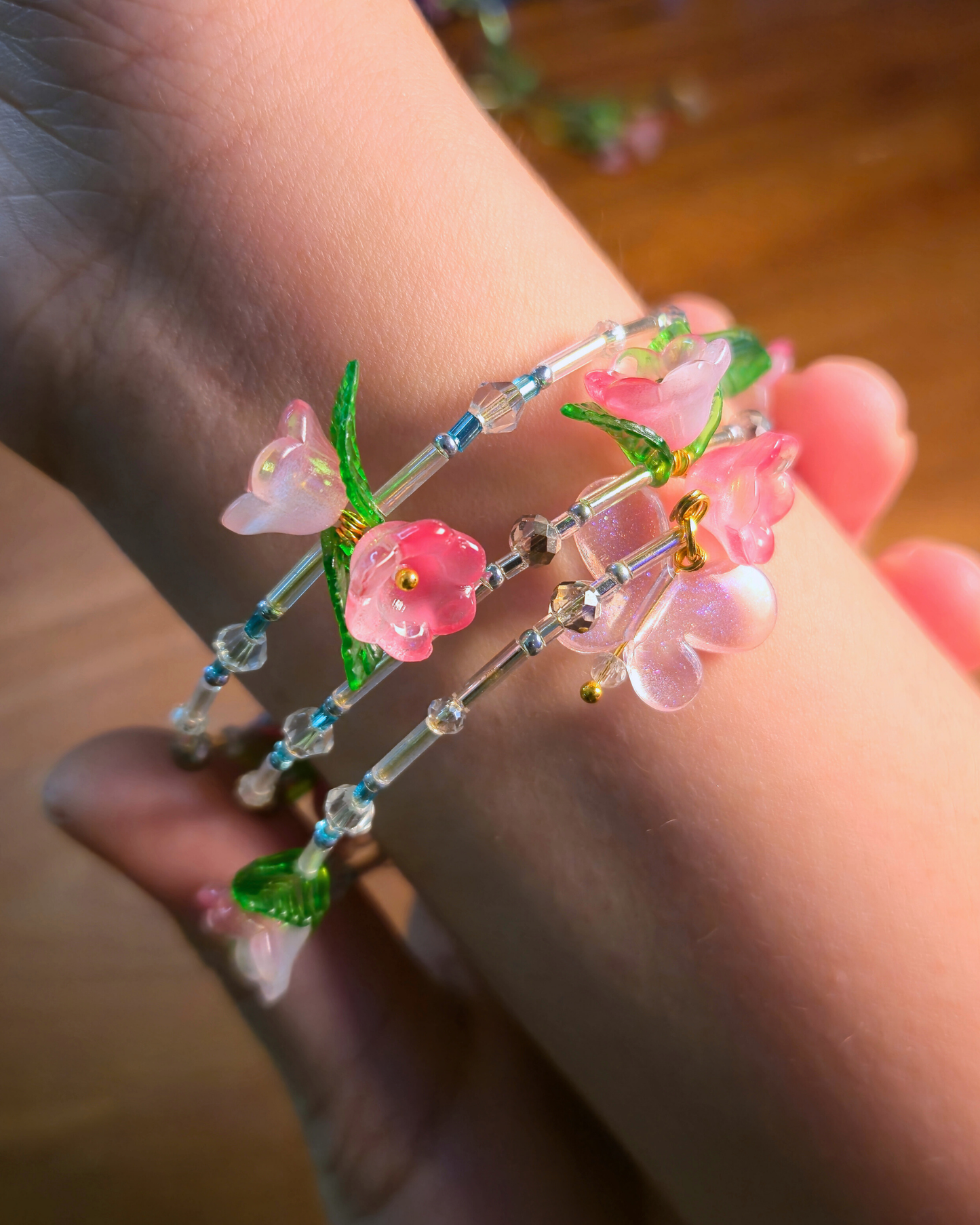 Winter Bloom Bangles // Sakura