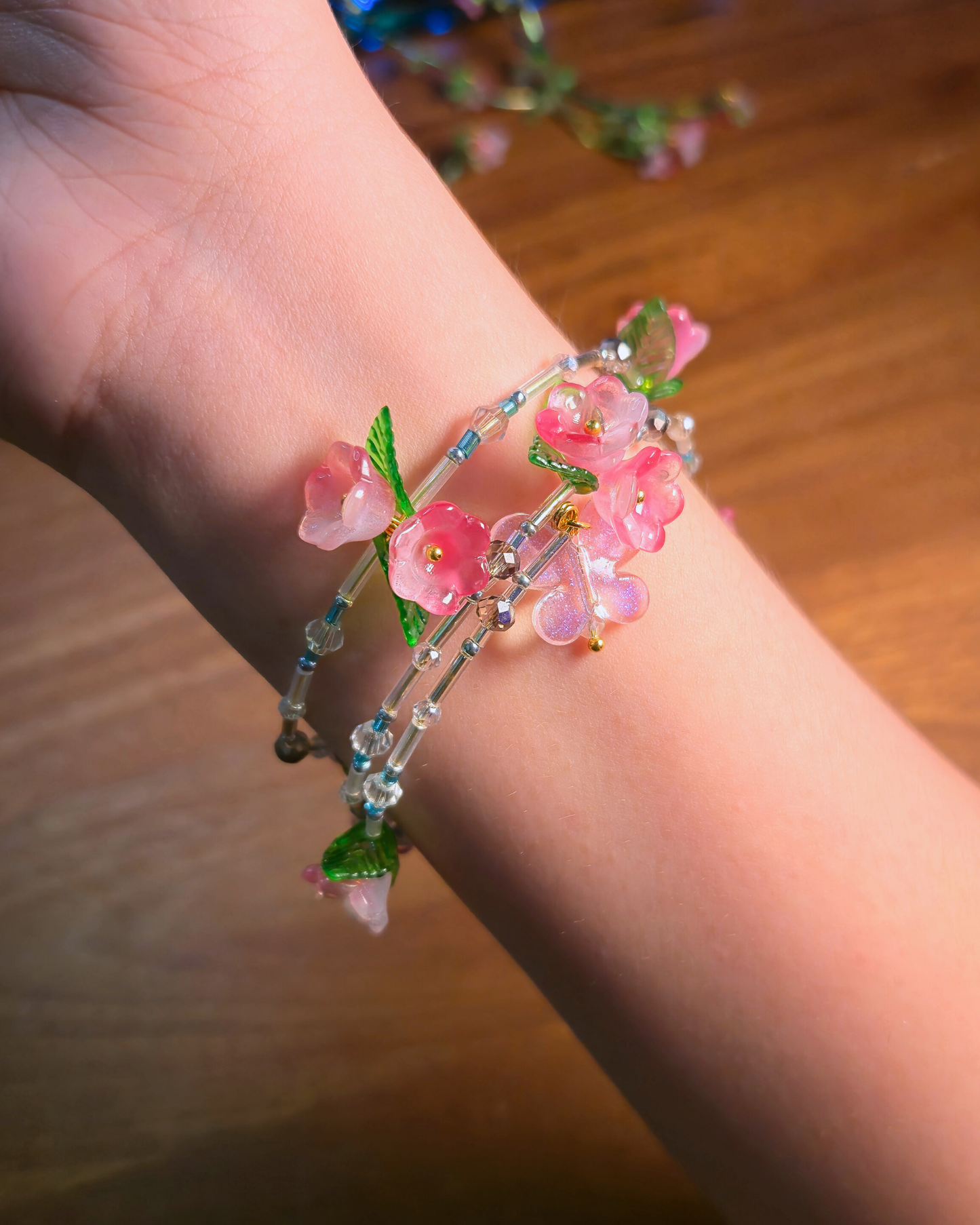 Winter Bloom Bangles // Sakura