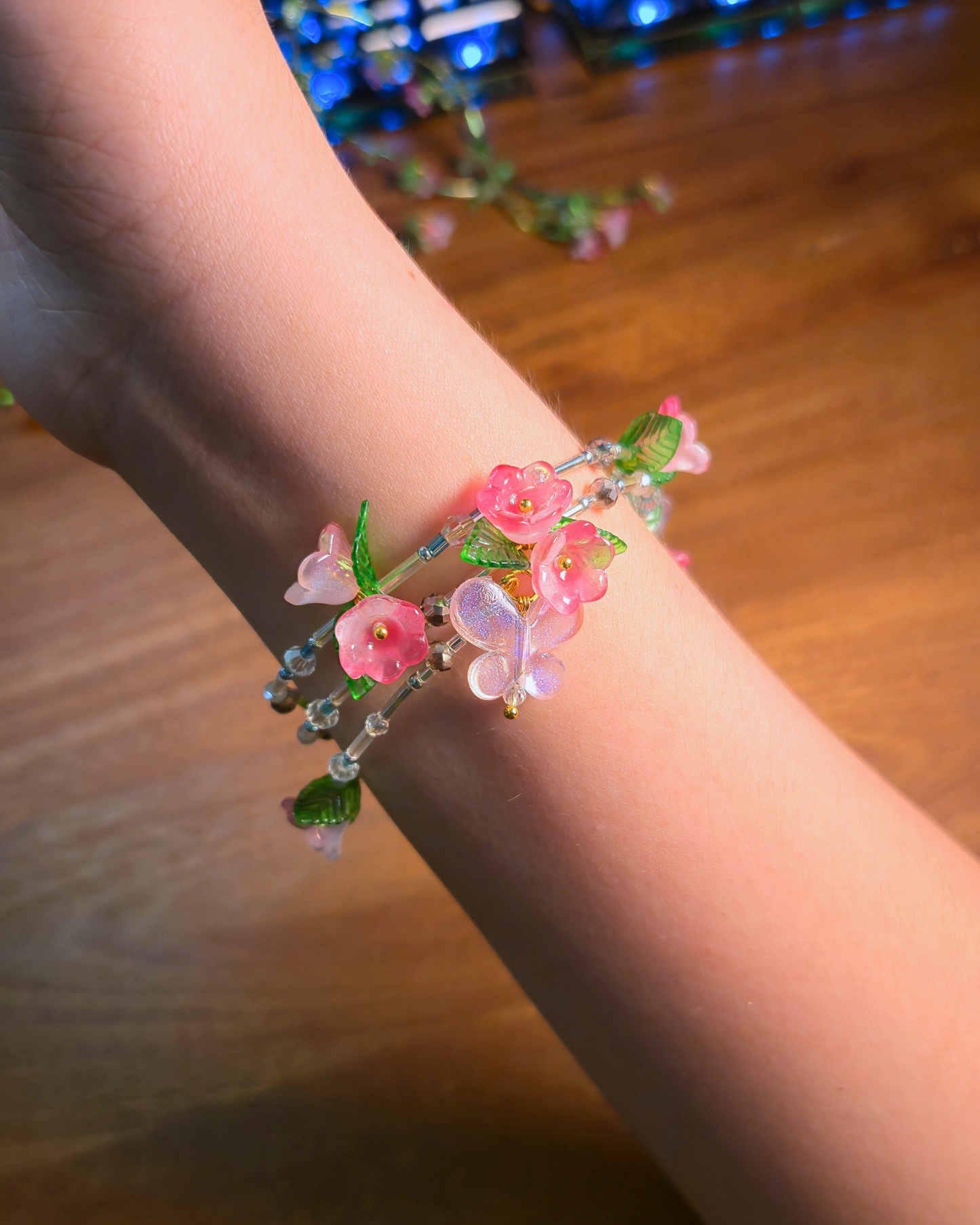 Winter Bloom Bangles // Sakura
