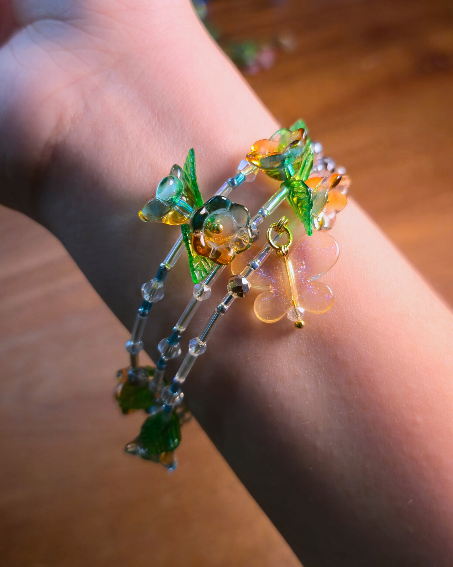 Winter Bloom Bangles // Sunset