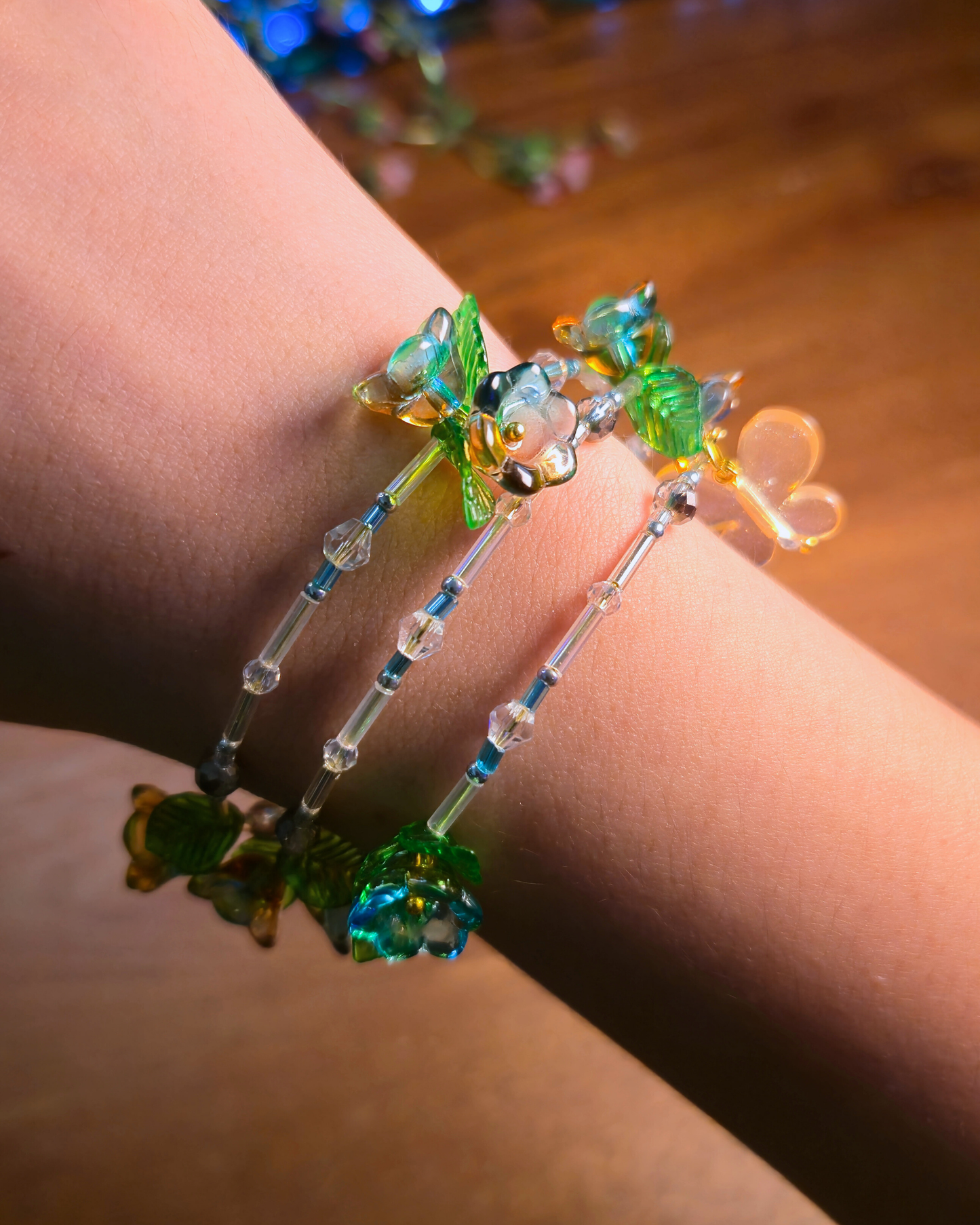 Winter Bloom Bangles // Sunset