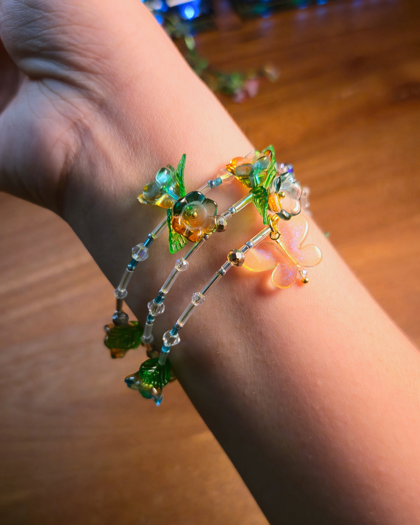 Winter Bloom Bangles // Sunset