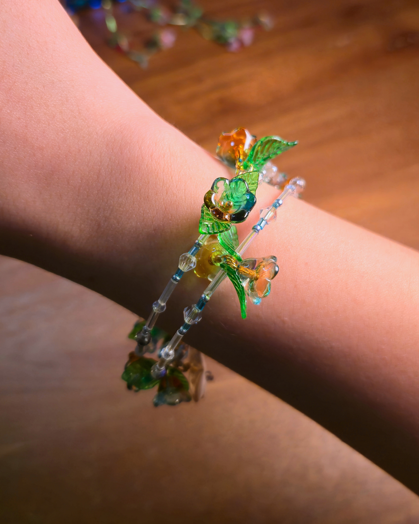 Winter Bloom Bangles // Sunset