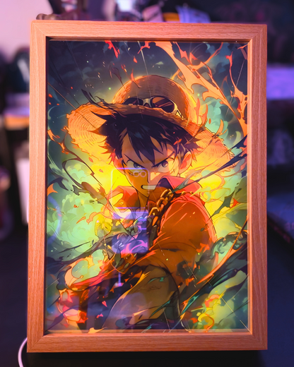 Anime Mirror Frame Night Light