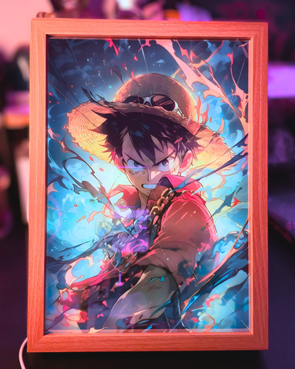 Anime Mirror Frame Night Light