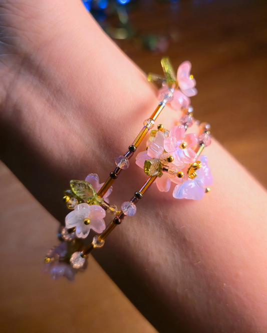[PRE-ORDER] Blossom Vine Bangle // Cherry Blossom