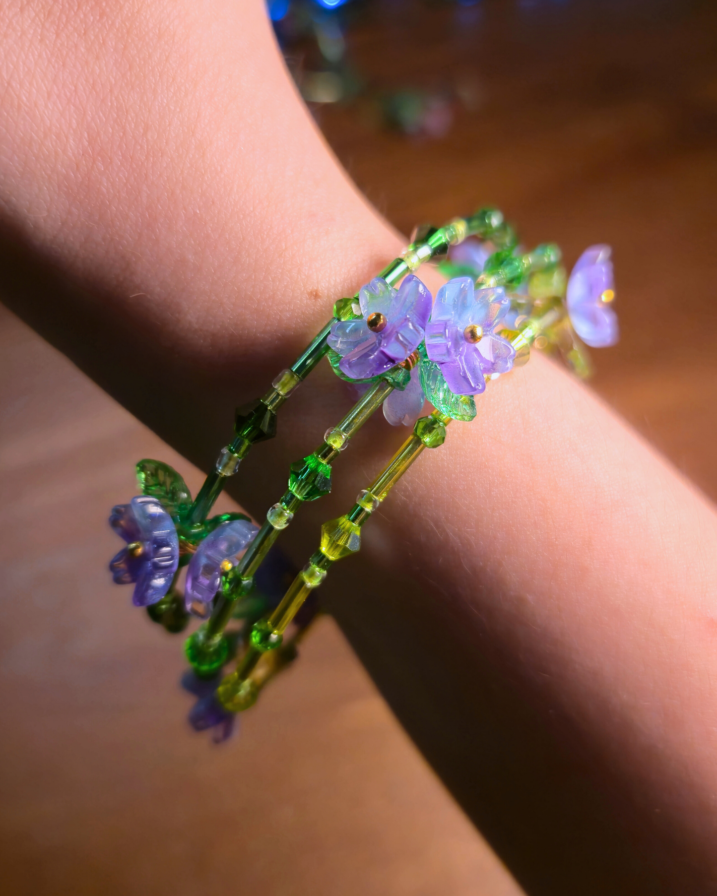 Blossom Vine Bangle // Twilight