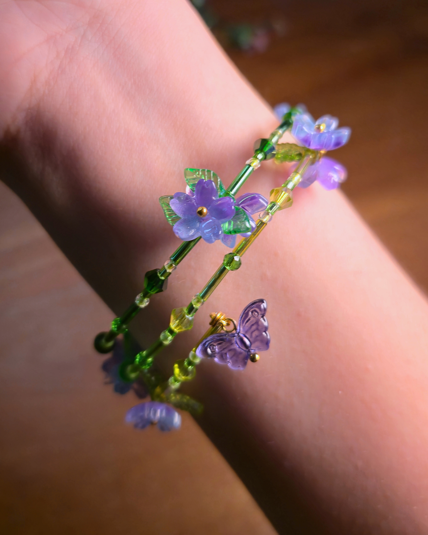 Blossom Vine Bangle // Twilight