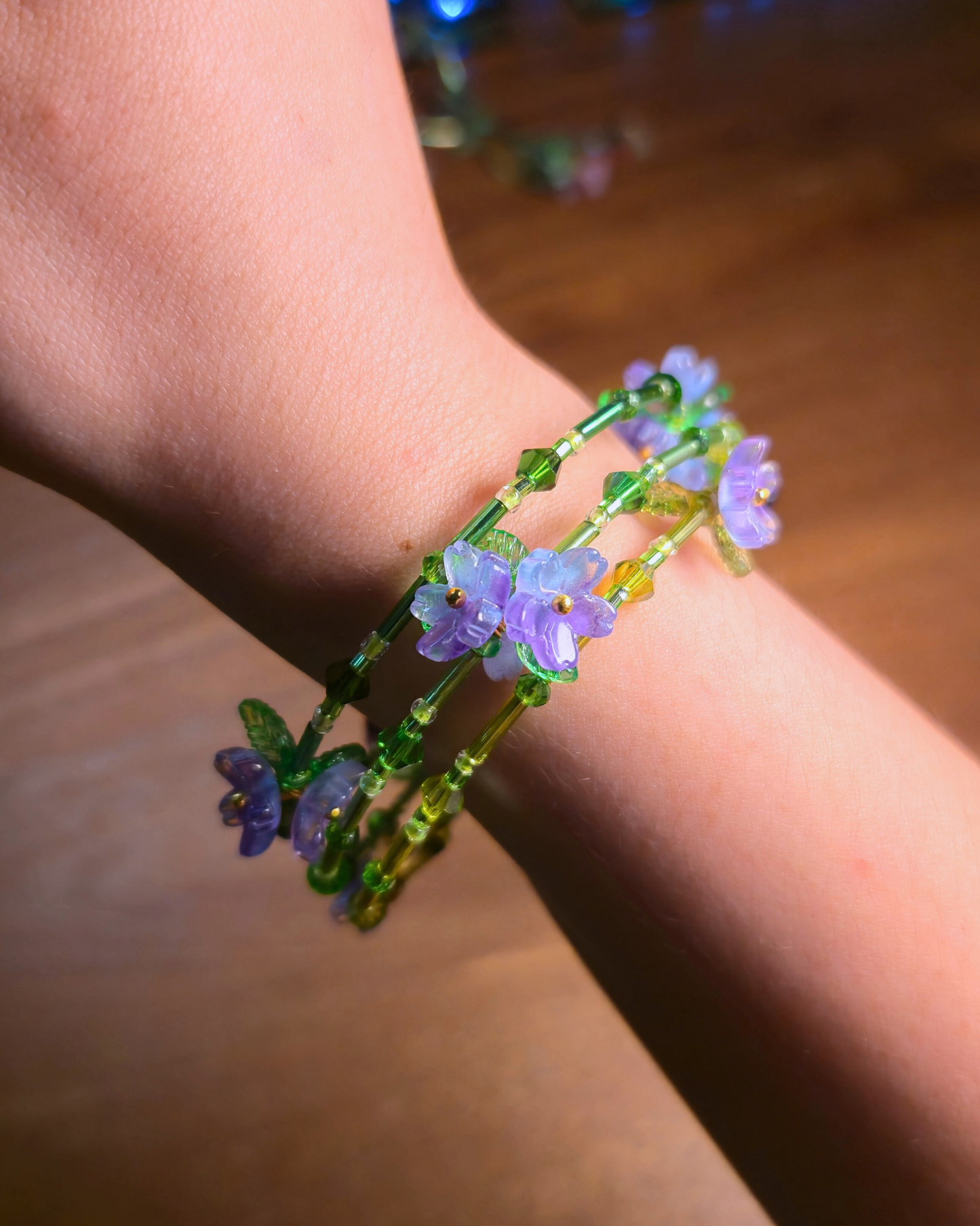 Blossom Vine Bangle // Twilight