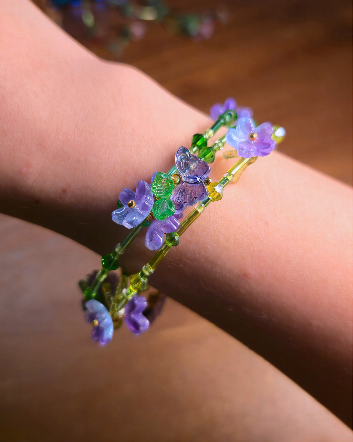 Blossom Vine Bangle // Twilight