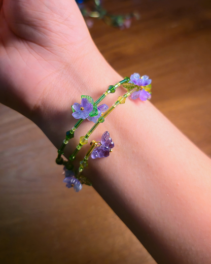 Blossom Vine Bangle // Twilight