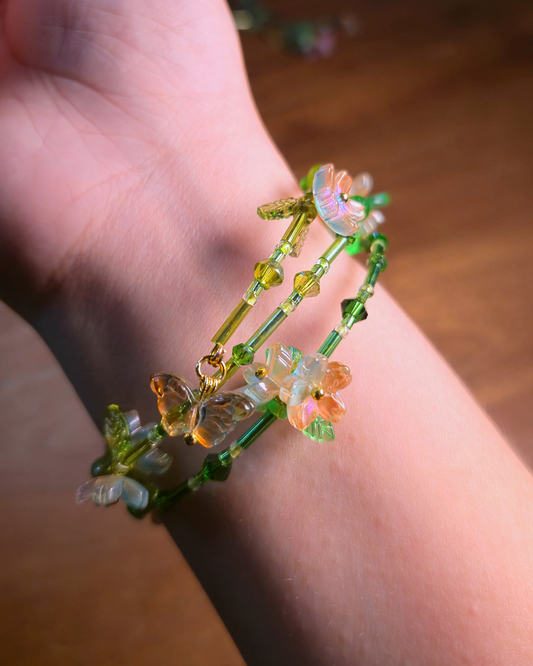 [PRE-ORDER] Blossom Vine Bangle // Sunset