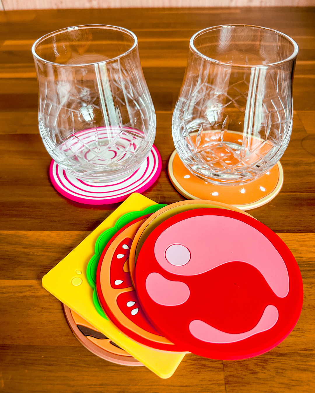 Burger Coaster Set (8 pieces)