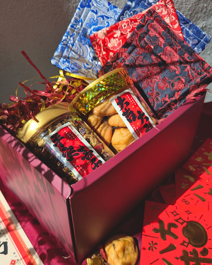 CNY Gift Set // Harmony (Floral Tea Mix & Chocolate Chip Cookies)