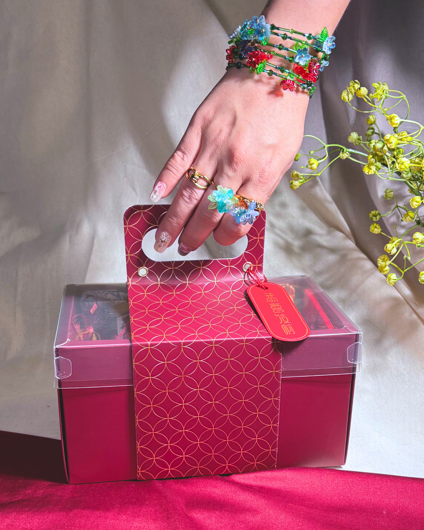 CNY Gift Set // Harmony (Floral Tea Mix & Chocolate Chip Cookies)