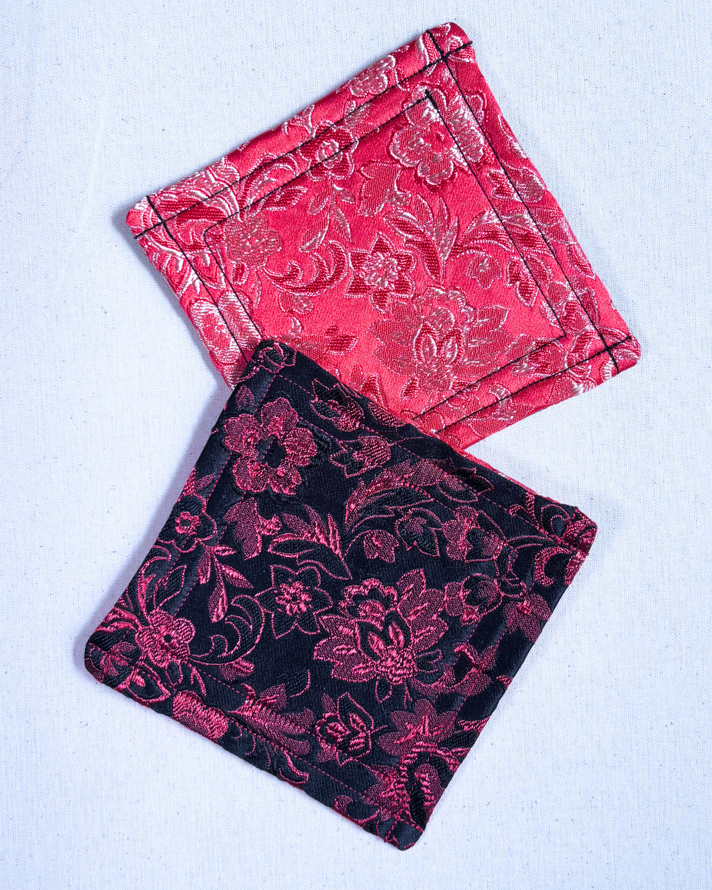 CNY Gift Set // Clarity (Handmade X & O Set with Coasters)