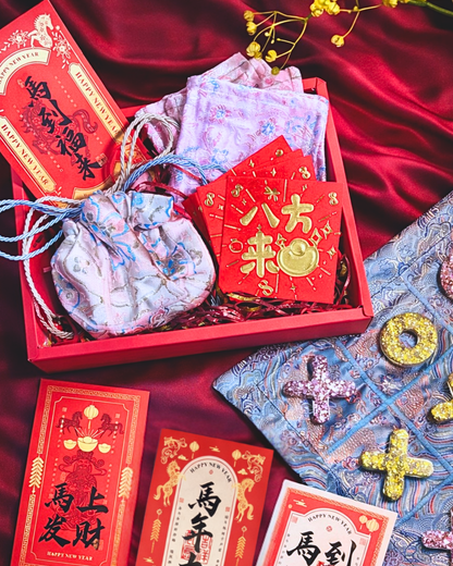 CNY Gift Set // Clarity (Handmade X & O Set with Coasters)