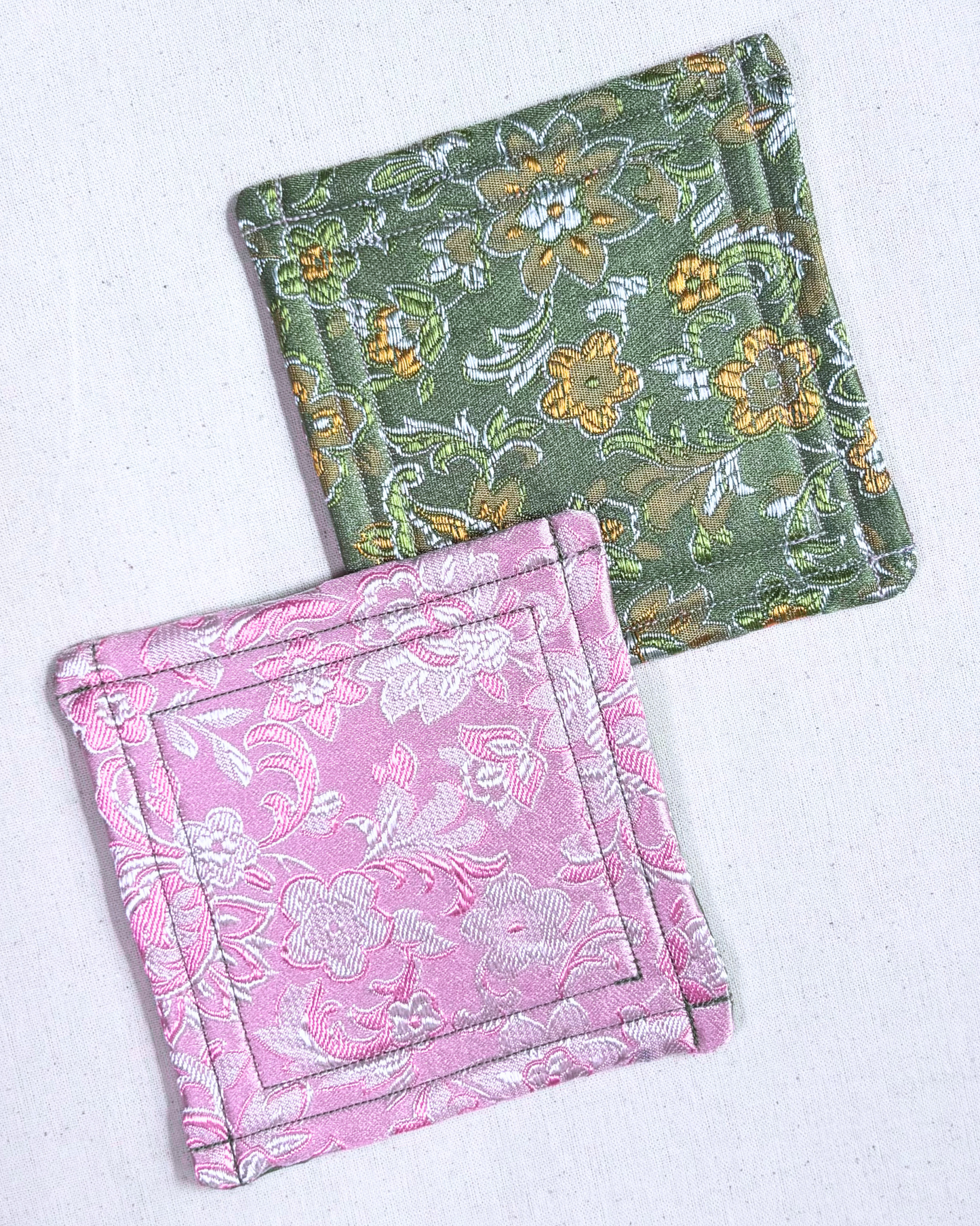 CNY Gift Set // Serenity (Floral Tea Mix & Handmade Coasters)