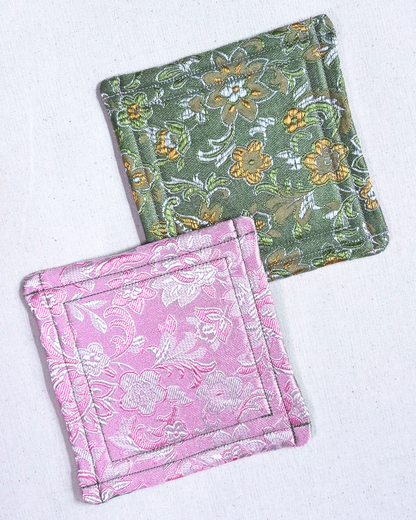 CNY Gift Set // Serenity (Floral Tea Mix & Handmade Coasters)