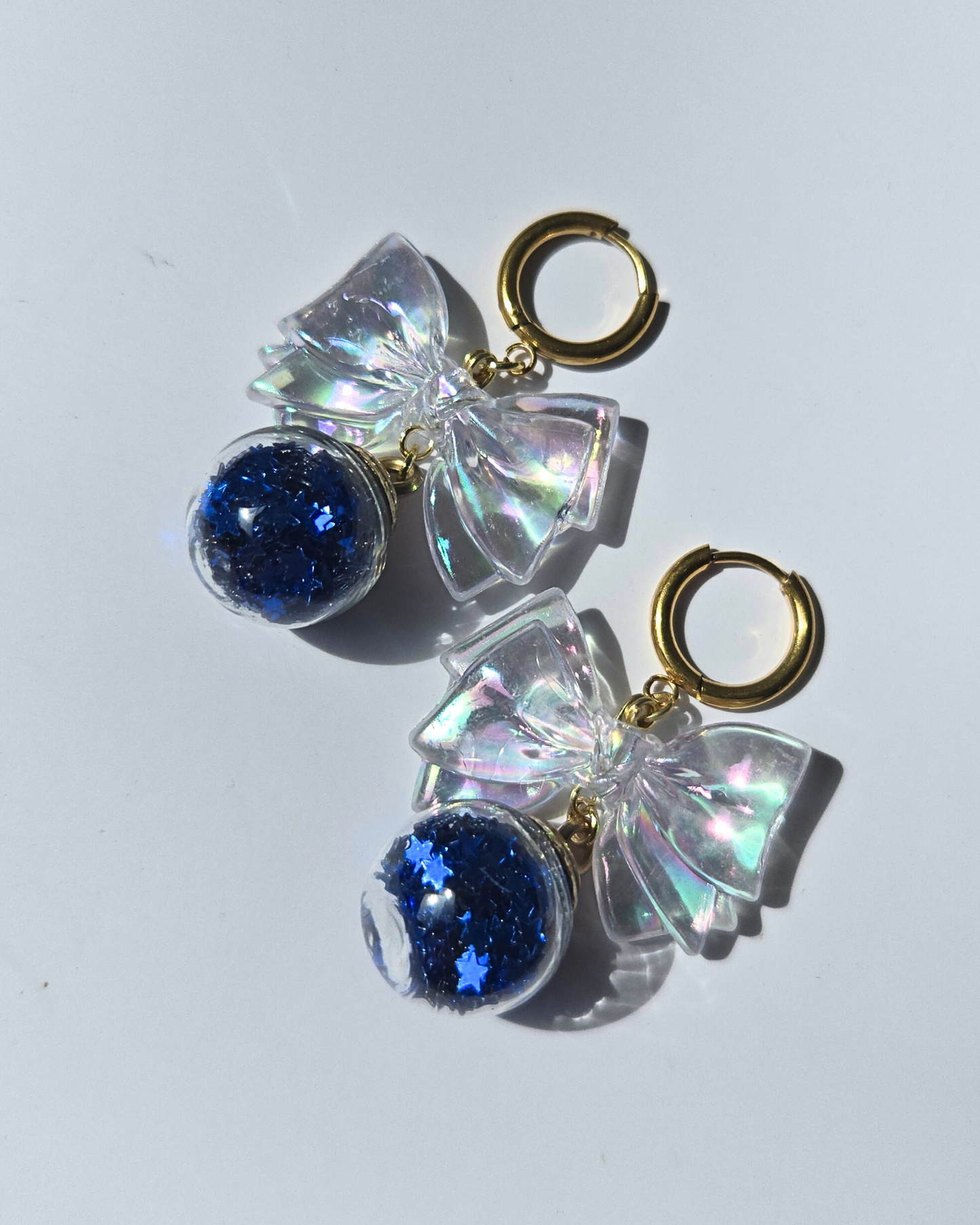 [LIMITED] CHRISSIE BELLE // Handmade Stainless Steel Earrings - Blue