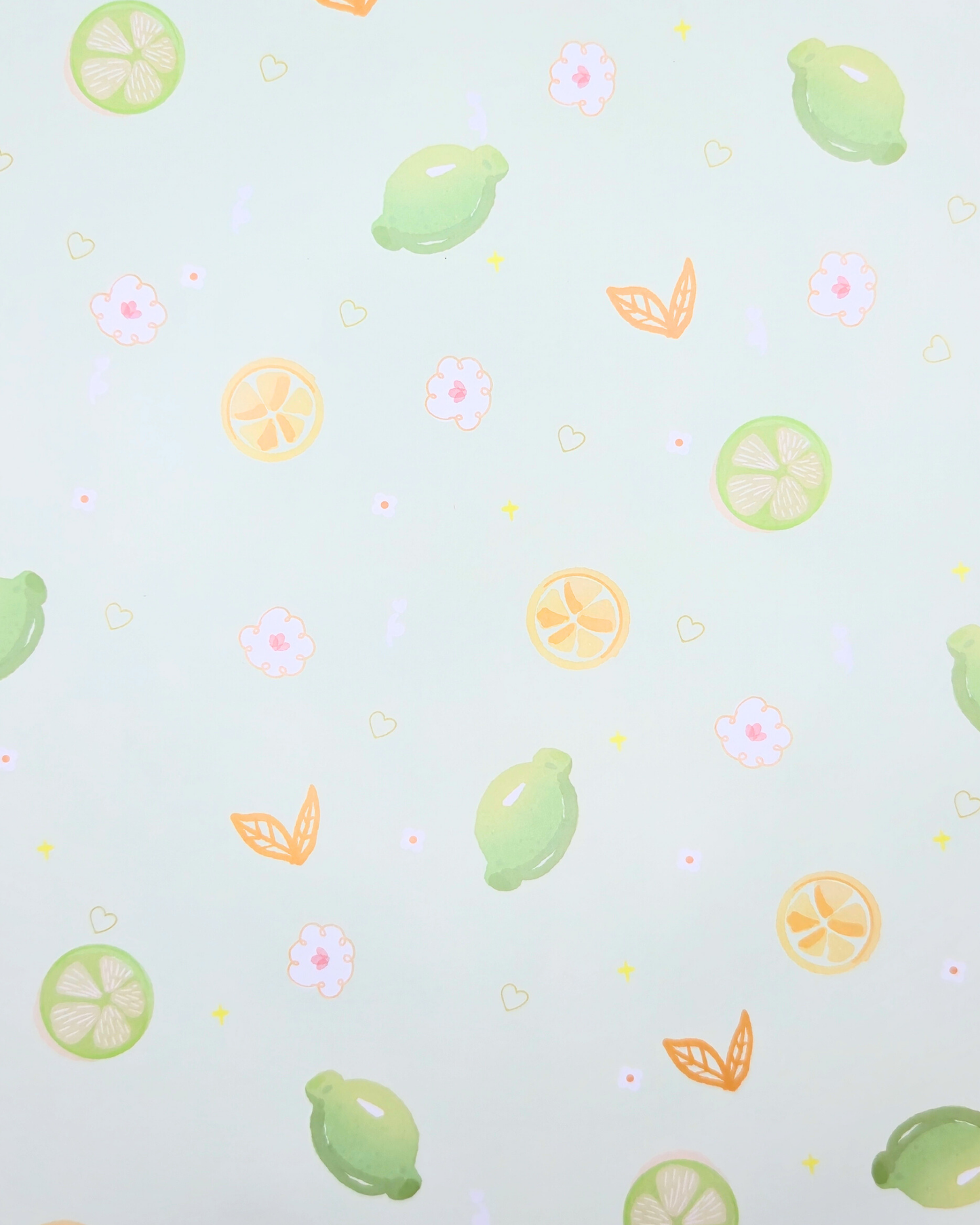 Citrus Print Wrapping Paper