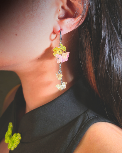 FLORAL DREAMS Stainless Steel Earrings // Butterblush