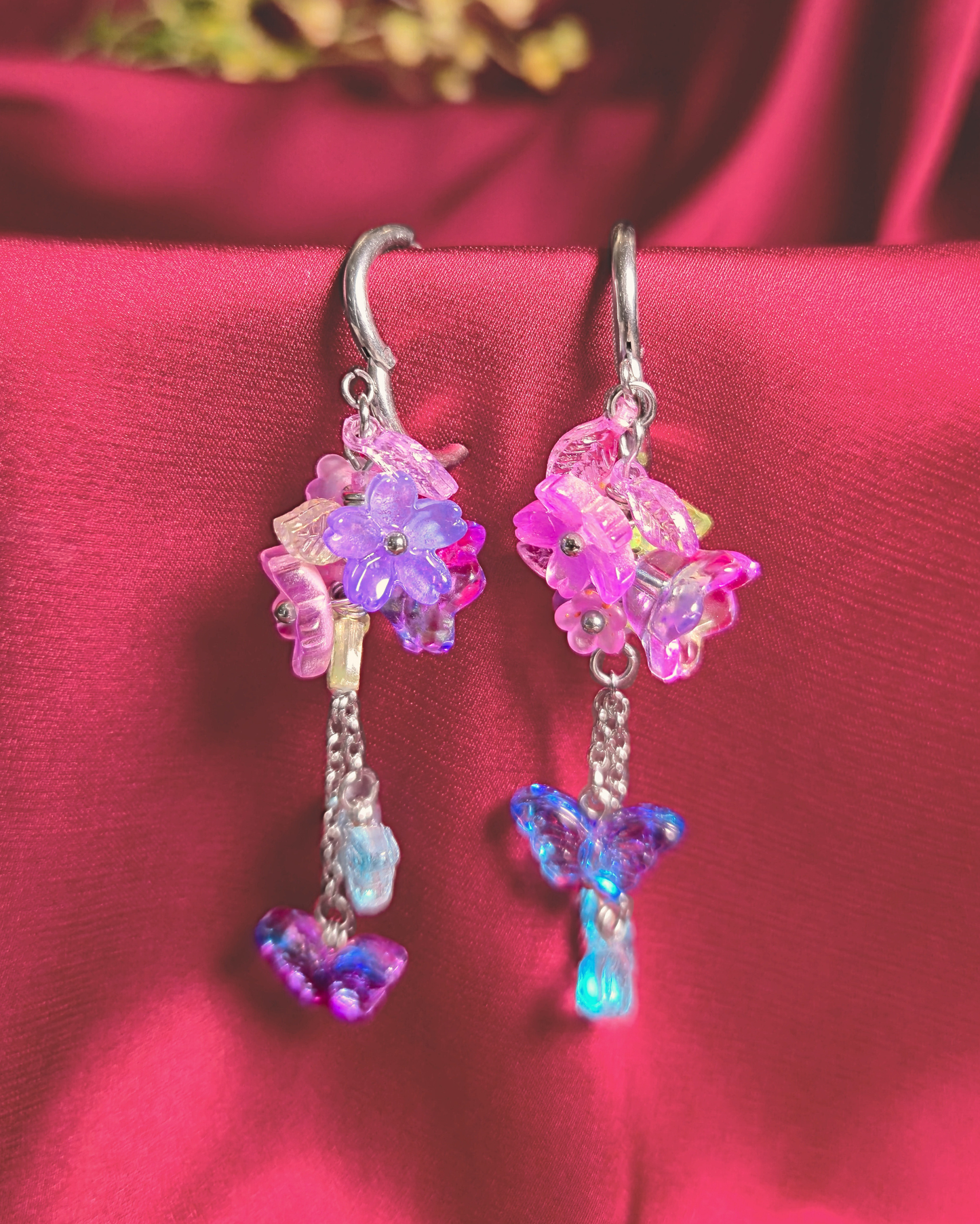 FLORAL DREAMS Stainless Steel Earrings // Twilight Dreams