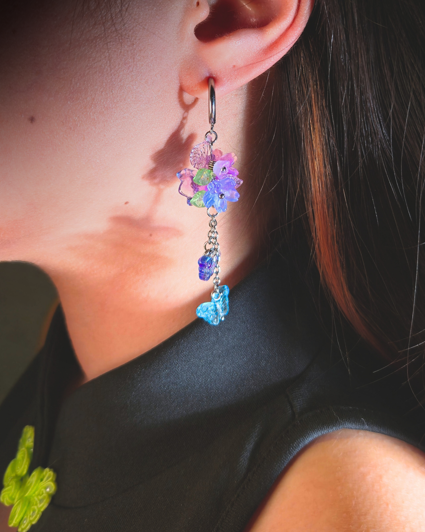 FLORAL DREAMS Stainless Steel Earrings // Twilight Dreams