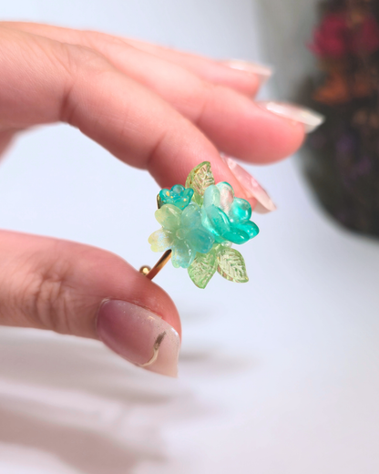 FLORAL DREAMS Stainless Steel Adjustable Ring // Meadow Whispers