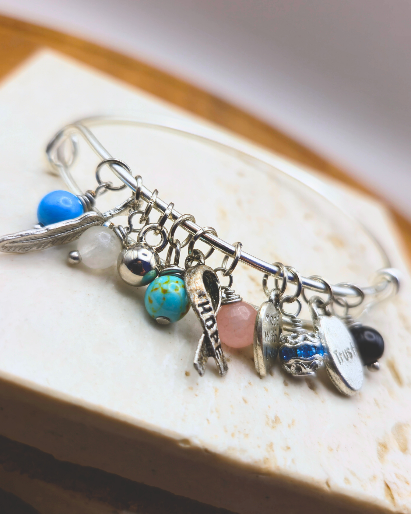 Charm Bangle - Midnight Hope