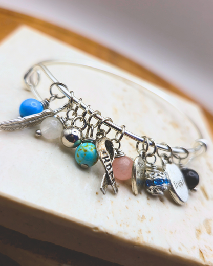 Charm Bangle - Midnight Hope