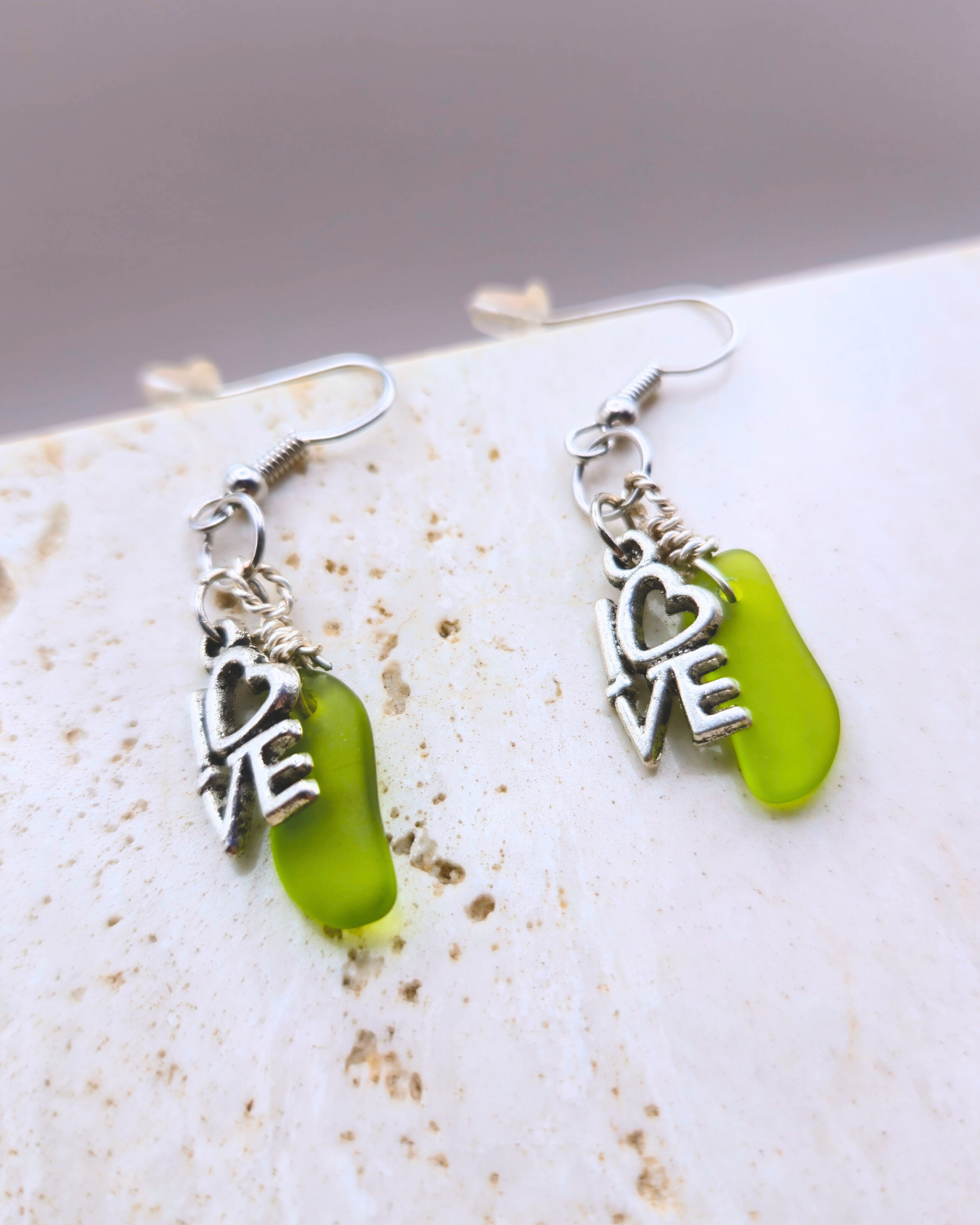 Handmade Earrings - Beans with Love