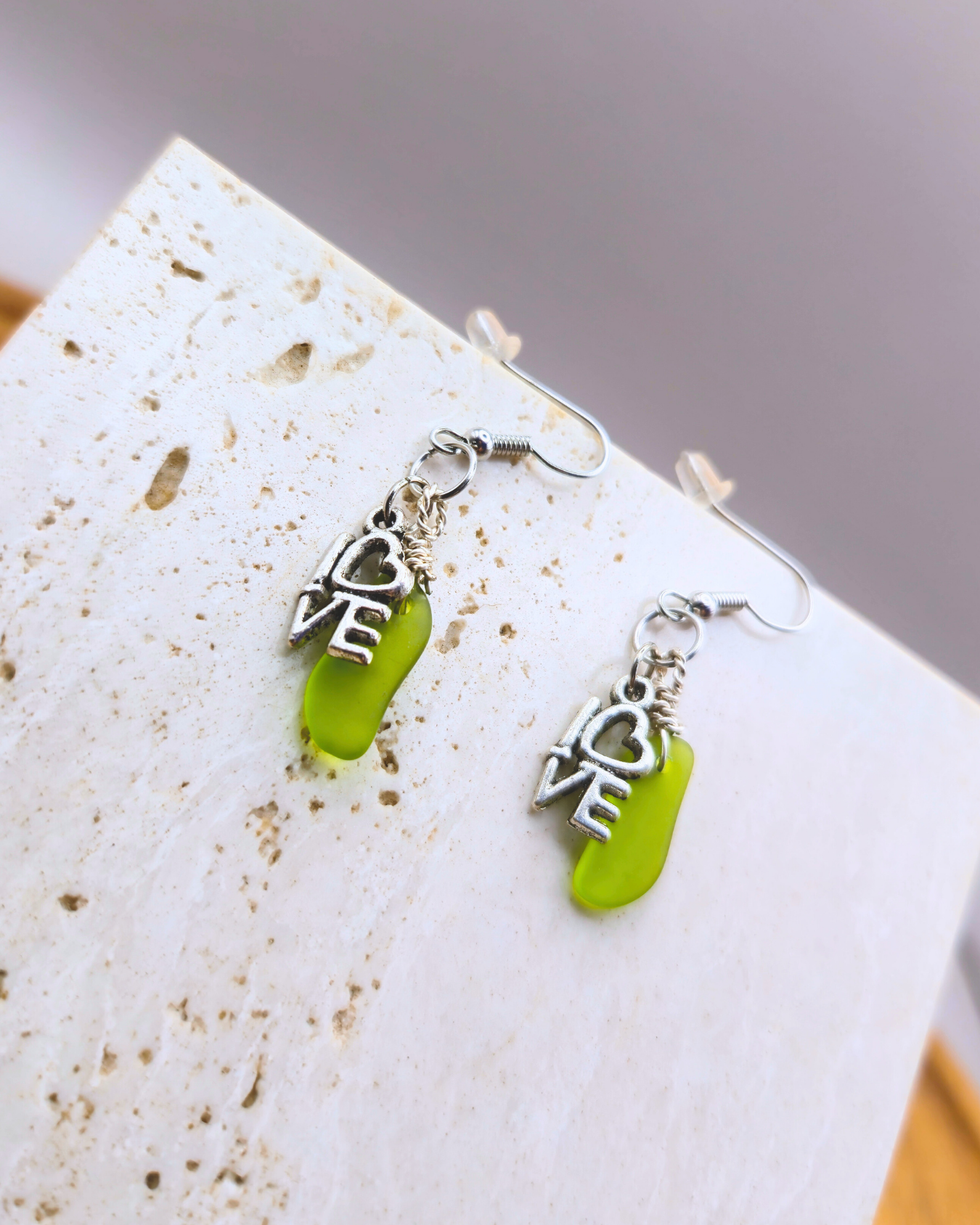 Handmade Earrings - Beans with Love