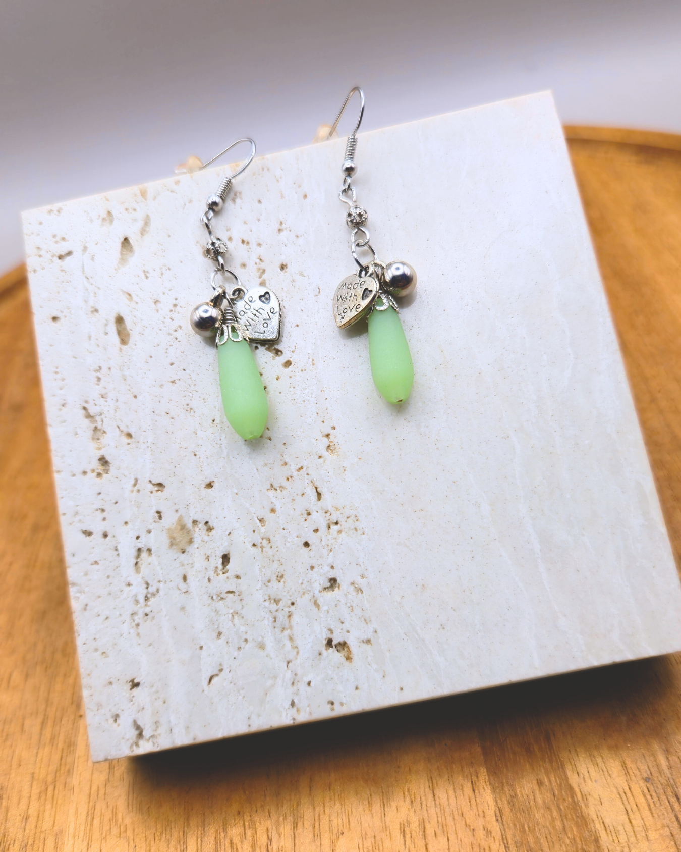 Handmade Earrings - Love Drop