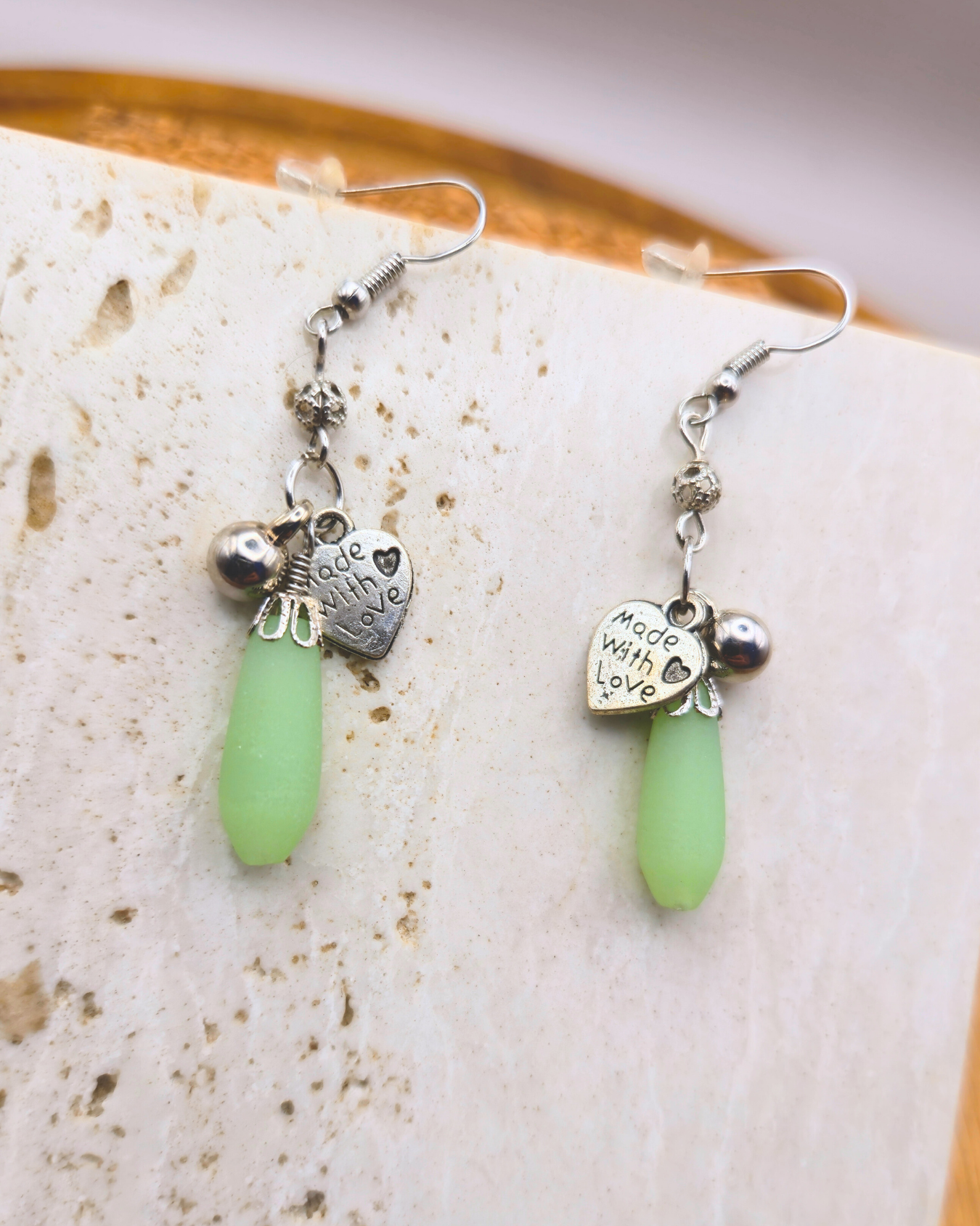 Handmade Earrings - Love Drop