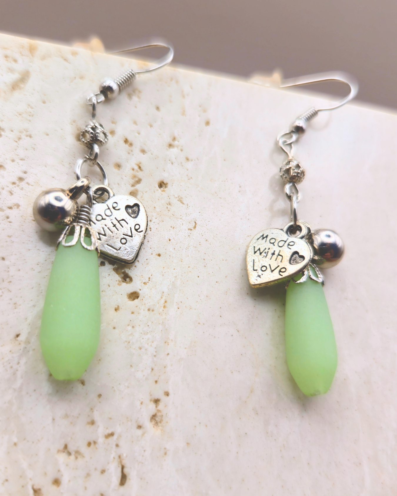 Handmade Earrings - Love Drop