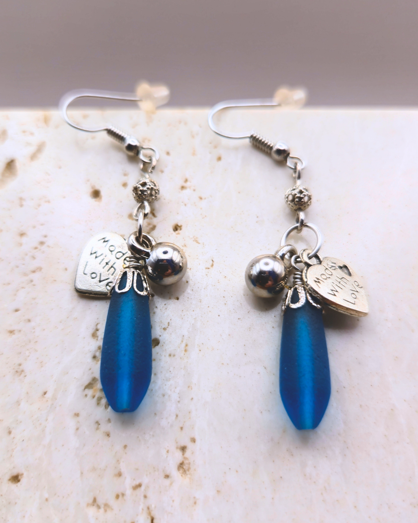 Handmade Earrings - Love Drop